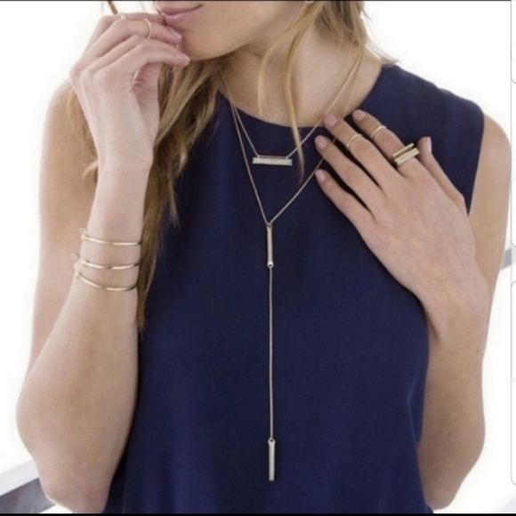 Gold, Kendra Scott, Kelsey, Necklace - Picture 9 of 10